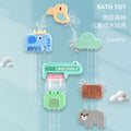 children's bathroom water play suction cup cartoon mini shape water play bath bath toy suit street stall wholesale