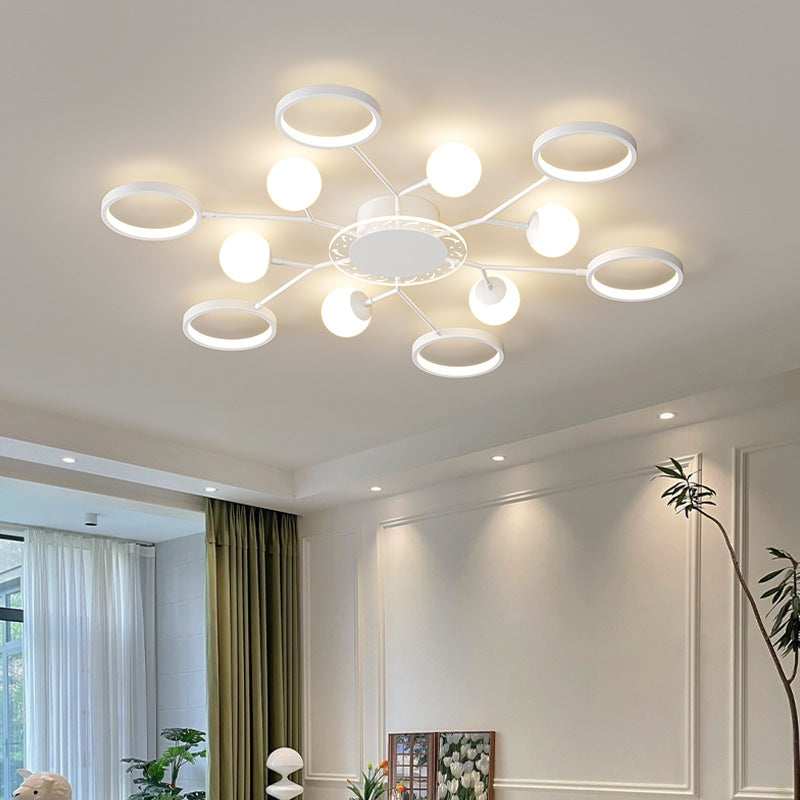 Living room main light 2025 new popular hall light Guangdong Zhongshan lighting whole house package combination three rooms and two living rooms