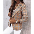 Khaki small plaid