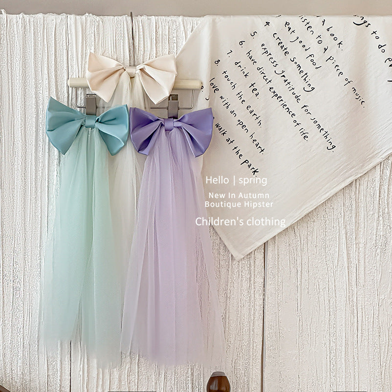 Customizable summer girls' tulle skirt casual sleeveless vest dress princess dress - ready stock wholesale