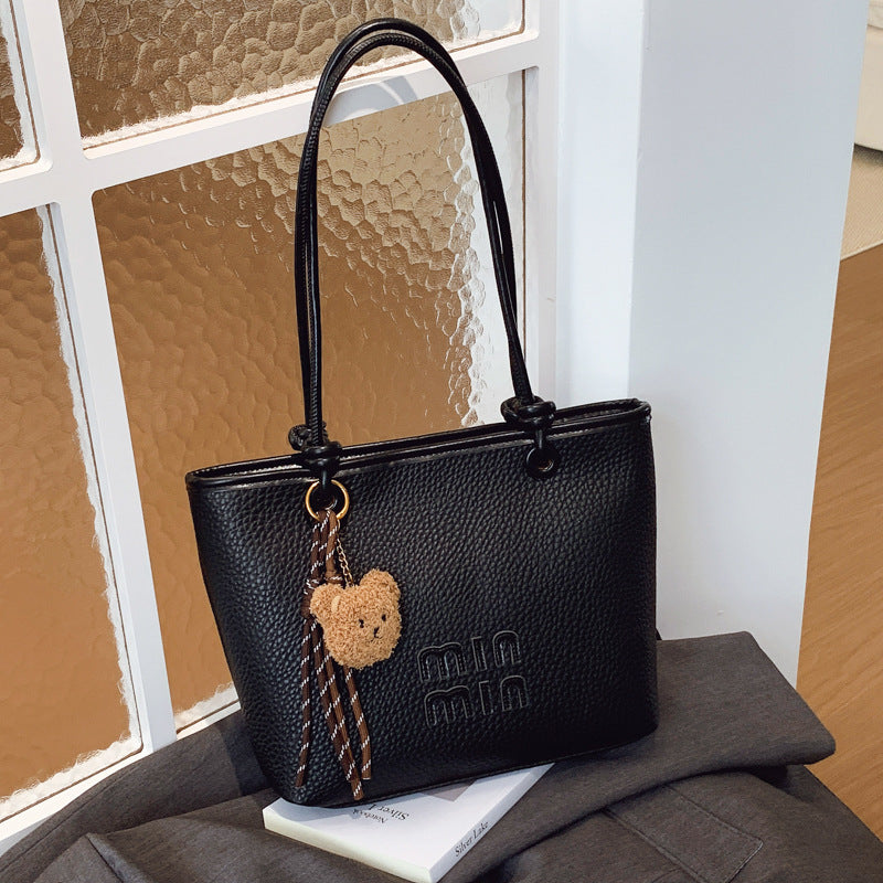 Cross-border high-end portable tote bag women's 2025 new fashion versatile shoulder bag, foreign style versatile messenger bag