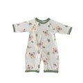 Lyocell comfortable baby summer jumpsuit thin long sleeves air conditioning suit romper newborn harem for boys and girls
