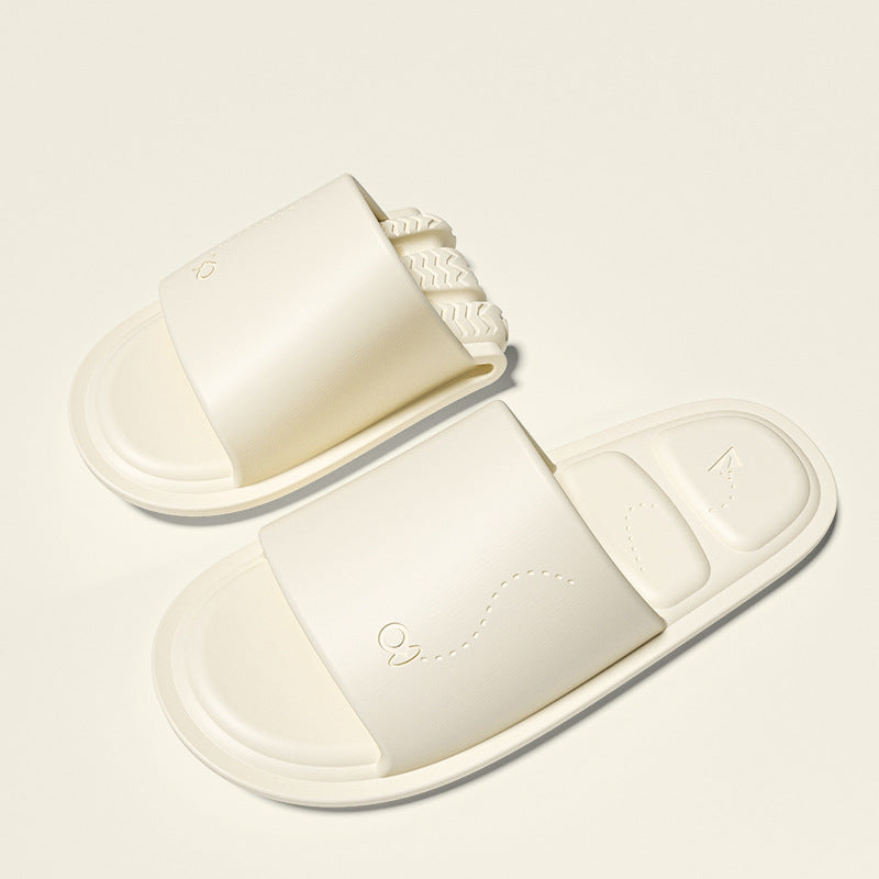 Foldable travel slippers for men and women, portable for business trips, hotels, couples, indoor non-slip disposable couple slippers