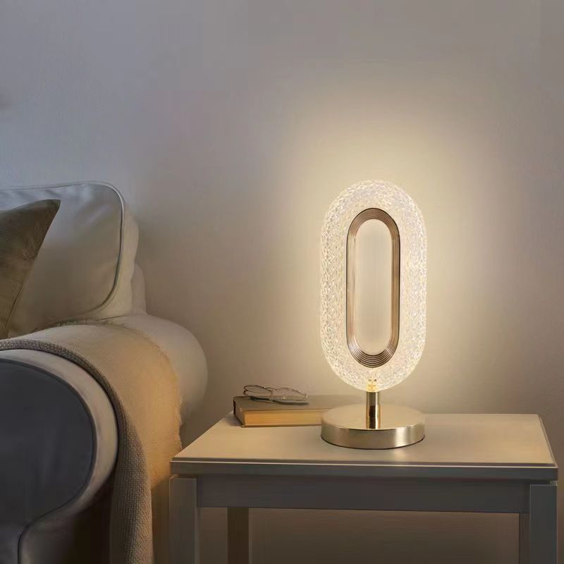 Accessible luxuryinsgirlminimalist modern creative popular charging touch dimming table lamp bedroom bedside atmosphere night light