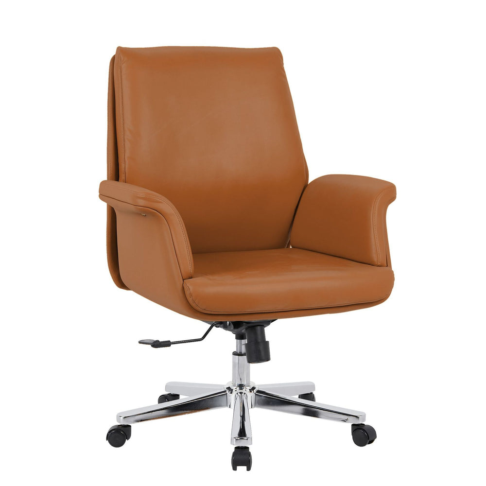 Ready-to-ship customizable backrest fashion executive chair, ergonomic computer office chair for extended sitting, home desk chair, manager's desk chair