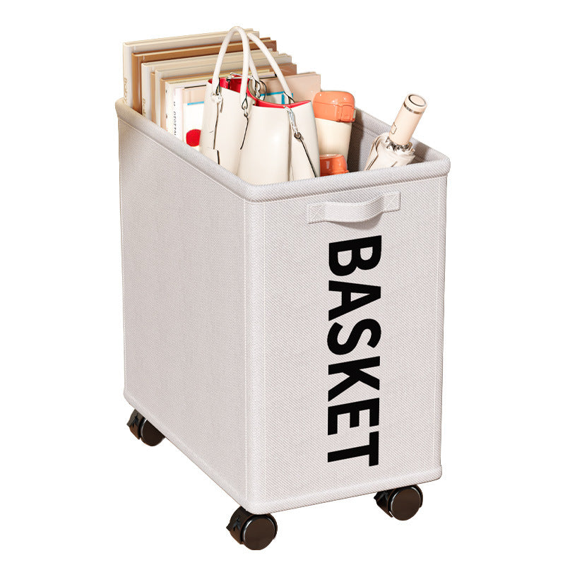 Work table storage rack Household fitness equipment Sports pulley storage artifact Badminton yoga mat storage basket