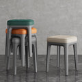 Modern minimalist plastic stool -  new arrival chair - dining chair - light luxury high-end feel - home use - small apartment dining table chair