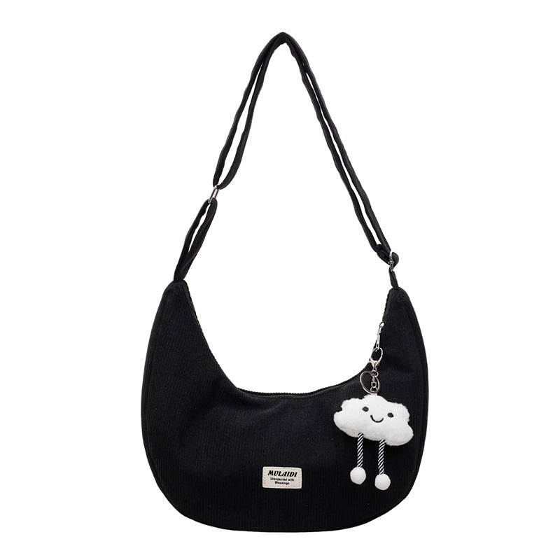 Fall and winter large-capacity bags for women new arrival dumpling bags are popular this year niche style crossbody bags large-capacity shoulder bags