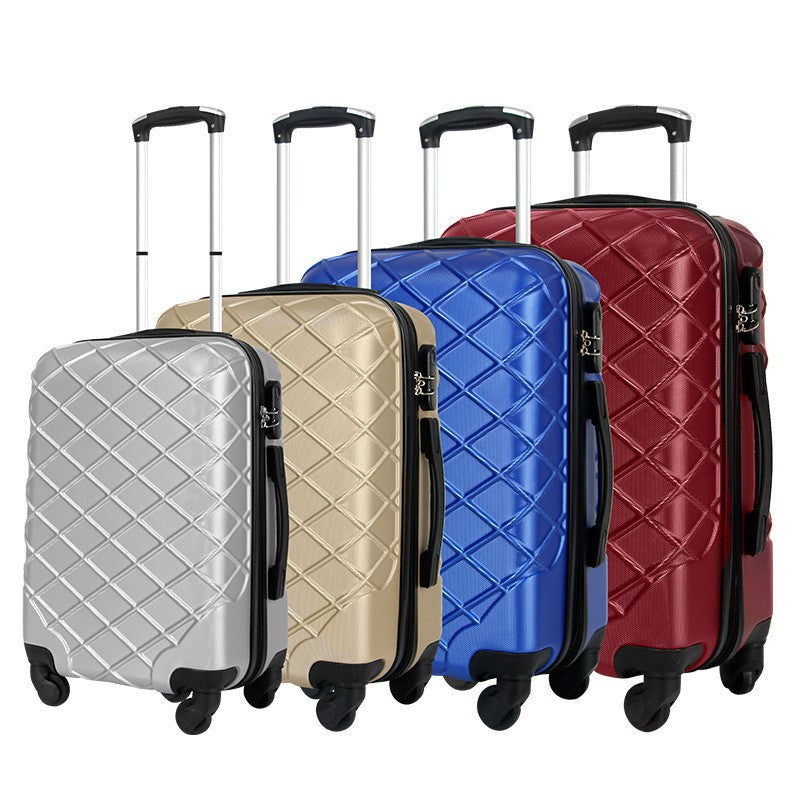 Cross-border special ABS material boarding case, gift travel password box, strong waterproof universal wheel trolley case