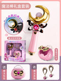 Kids' light-up fairy wand magic stick - colorful glowing musical toy set for girls, princess gift, wholesale