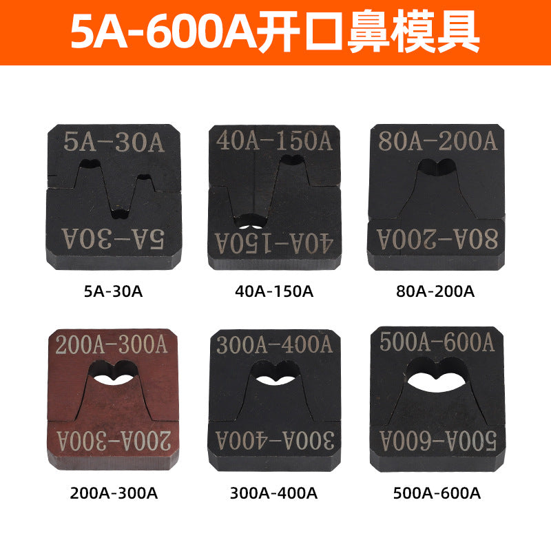 Manual integral open nose clamping crimping pliers wire copper and aluminum terminal hydraulic crimping pliers