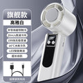 new ice-cooling high-speed fan, semiconductor refrigeration handheld fan, portable rechargeable foldable mini fan