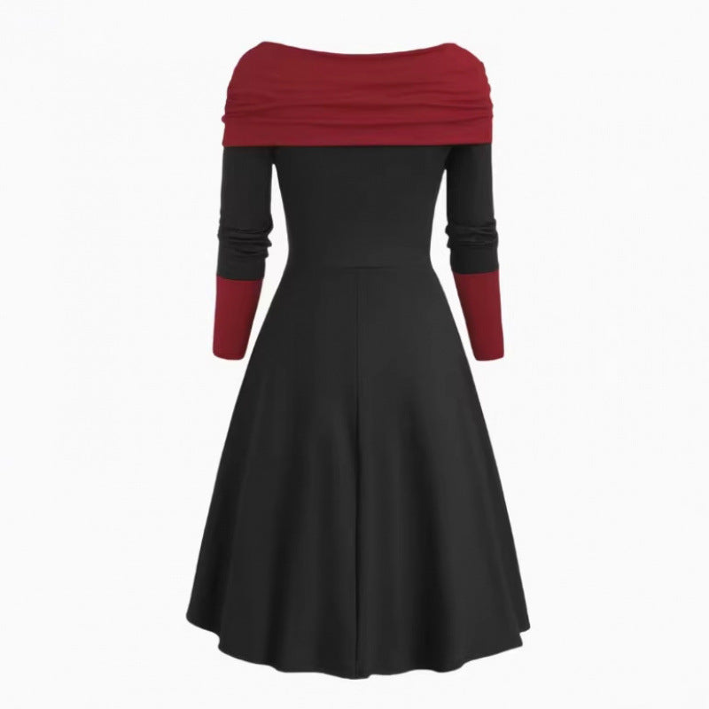 women's color block patchwork dress - new arrivals on  &