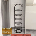 Bear shoe rack black six layers (hollow style)
