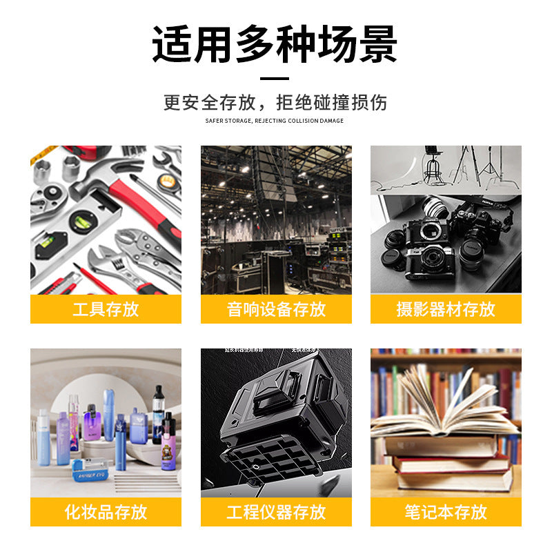 Factory customized 40-inch LCD TV 42-inch display screen transportation shock-proof aluminum alloy air box 65-inch 70-inch box