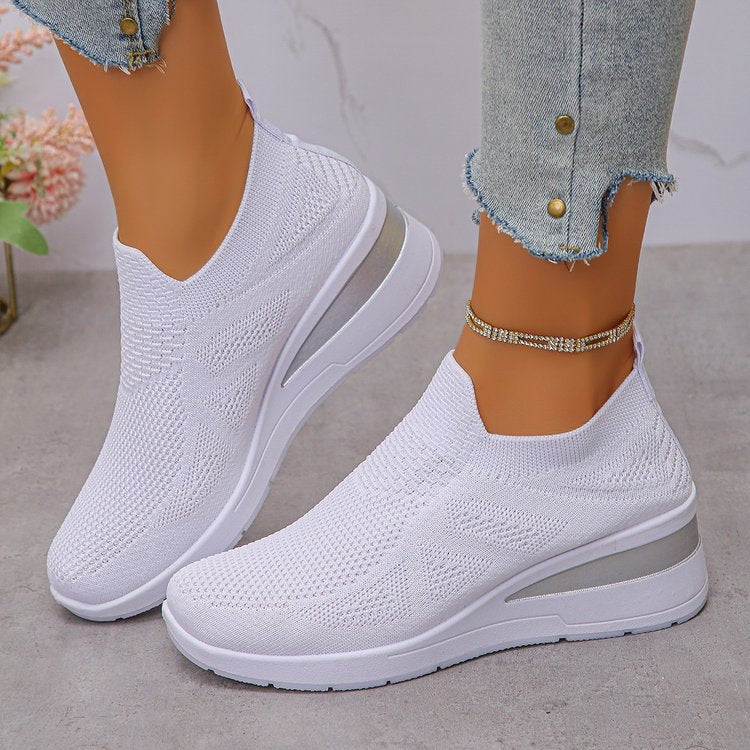 spring/autumn new arrival: plus-size wedge heel single shoes for women, sizes 36-43. wholesale available. dropshipping to  and