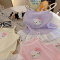Girls' camisole dress -  new summer collection - sleeveless princess style with lace trim, cute cartoon design, and stylish camisole dress