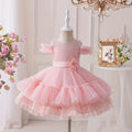 Exportgirl evening dress one shoulder performance princess dress one year old birthday party dress girl dress