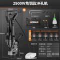 Electric hydraulic punching machine manual small punching machine satchel type angle iron stainless steel channel steel opening punching handy gadget