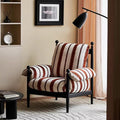 French red black chair casual sofa chair solid wood backrest for home designer medieval styleaccessible luxury lazy casual chair