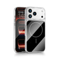Suitable for iphone 17 pro max magnetic pc official phone case apple 17 high-alumina glass carbon fiber texture phone cover