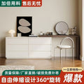 Solid wood dressing table cream style chest of drawers for home bedroom modern casualnew arrival dressing table all-in-one dressing table