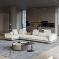 Italian normcoreclassy connery sofa cotton and linen fabric sofa modern casual combination living room straight row sofa