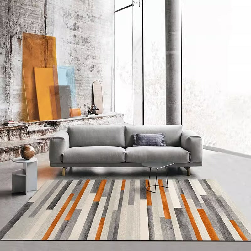 Carpet living room scandinavianins style simple modern bedroom room sofa coffee table floor mat large area full floor for home