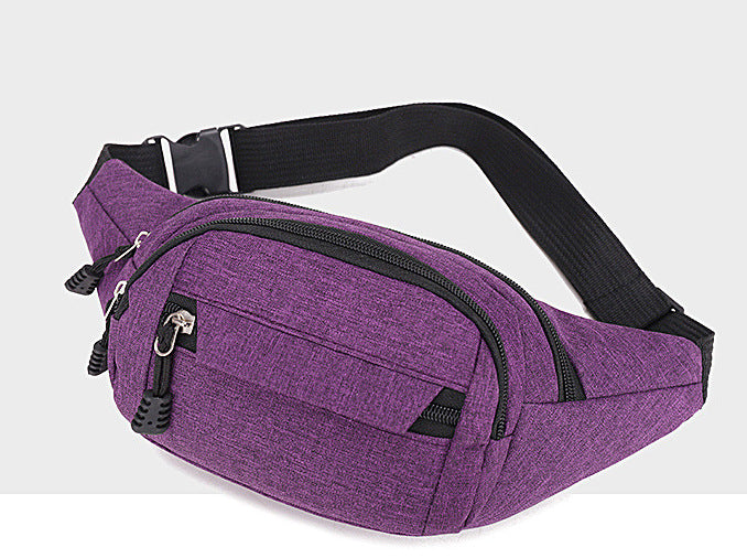 New niche men's messenger bag fashion spring and summer multi-functional breast bag fitness outdoor sports mobile phone fanny pack women