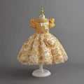 wholesale of ready-to-ship children's formal dresses, chiffon princess dresses with matching bags, girls' dresses