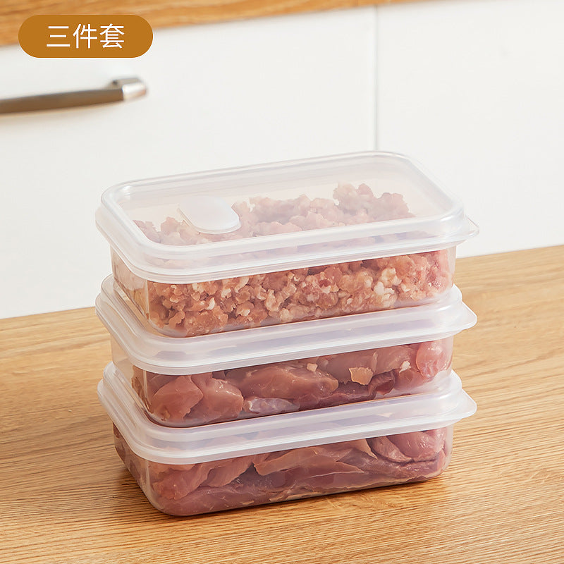 Kitchen Food Refrigerator Storage Box Transparent Sealed Fruit Food Fresh-keeping Box Food Grade Plastic Japanese Bento Box