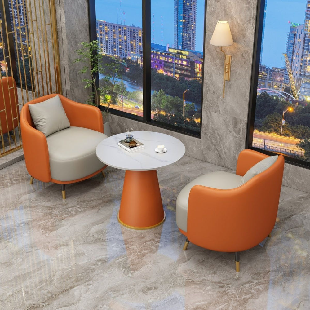 Negotiation table and chair combination sales office reception table and chair shopping mall beauty salon casual single sofa coffee table combination