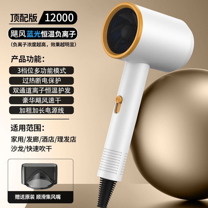 German new hair dryer - home, dorm, student - negative ion, gentle on hair, high power, hot & cold air, quiet operation