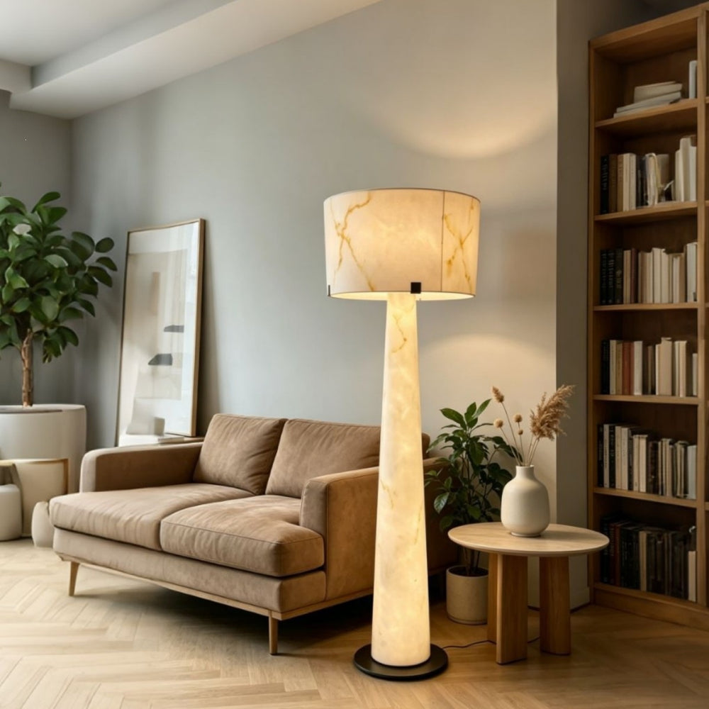 Designer sales office sample room lobby imitation marble art floor lamp bedroom living room accessible luxury decorative atmosphere lamp