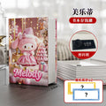 Labubu cartoon animation piggy bank new arrival book style girl girl safe savings box exquisite book cover imitation