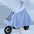 Battery car raincoat oxford cloth long full body rainproof poncho single motorcycle bicycle waterproof morandi
