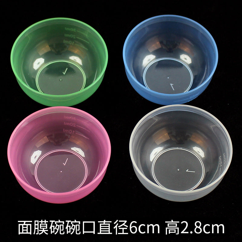 Beauty bowl no. 1 mask bowl diameter 6cm1# mask mixing bowl scale diy plastic bowl mask tool spa small bowl