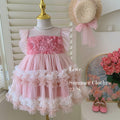 Girls' dress -  summer new arrival - korean style baby girl's chic mesh tutu dress - children's fairy gown