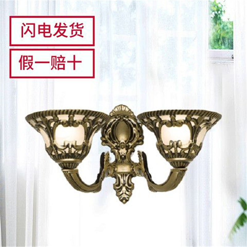 European style wall lamp bedroom bedside lamp living room led aisle wall light modern minimalist lighting fixture