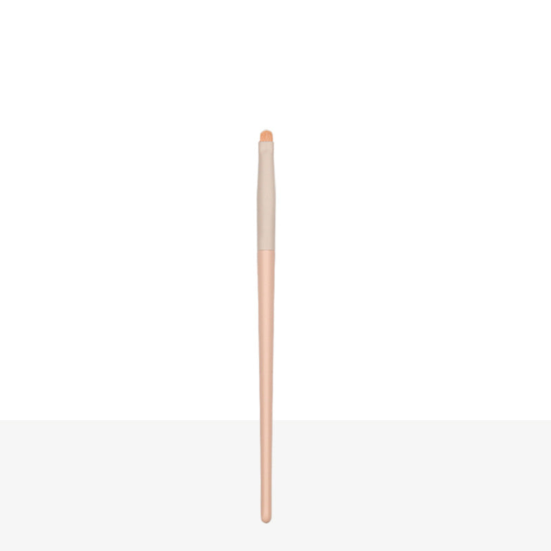 Ready-to-ship wooden handle makeup brush set - includes eyeshadow brush, blush brush, contour brush, powder brush, and a complete set of makeup tools