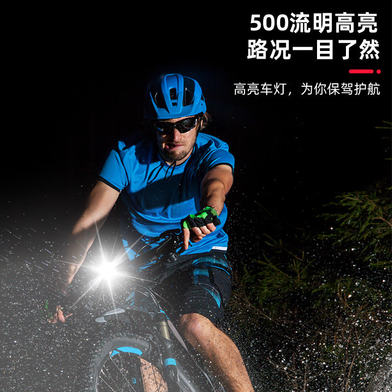 Xiaohongshu bestselling portable emergency light - bike front & rear led safety warning light - rechargeable outdoor light