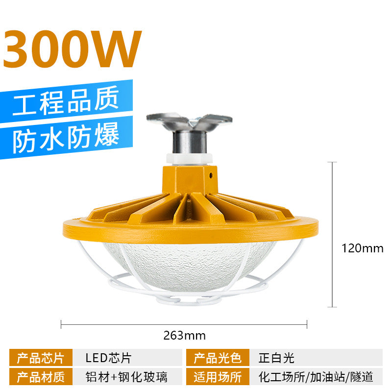 Yaming LED explosion-proof light warehouse workshop dustproof waterproof explosion-proof lighting explosion-proof gas station lighting
