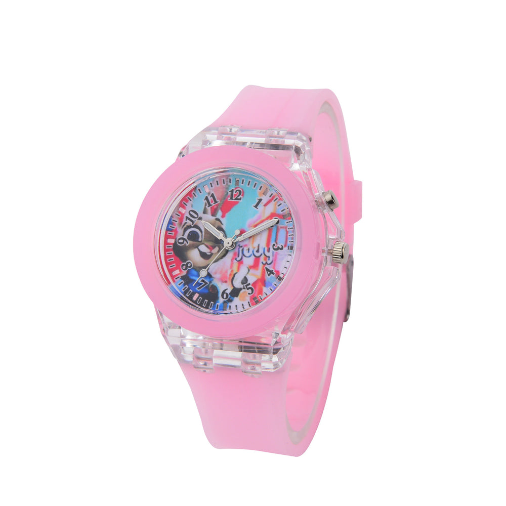 New zootopia 2 cartoon luminous watch - perfect gift for kindergarten and elementary school students - glow-in-the-dark toy analog watch