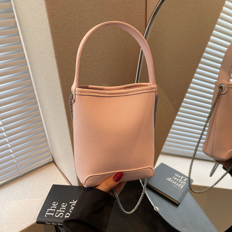 Cross-border mobile phone bag women's 2025 new fashion messenger bag Korean version mini shoulder bag Macaron simple bag