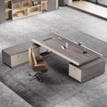 Boss desk office desk casual modern president manager desk supervisor table and chair combination light luxury executive desk office furniture