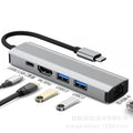 type-c docking station usb hub3.0 converter notebook driver-free network card five-in-one docking station