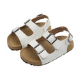 Kids' open-toe sandals: boys' non-slip breathable platform beach shoes, girls' summer double-buckle comfortable versatile casual shoes