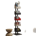 Invisible floor-to-ceiling bookshelf for living room, home iron art corner storage display shelf, 3d children's multi-layer bookcase and storage rack