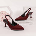 Pointed-toe export high heel sandals women's  new cross-border thin heel plus size fashion baotou back hollow sandals wholesale