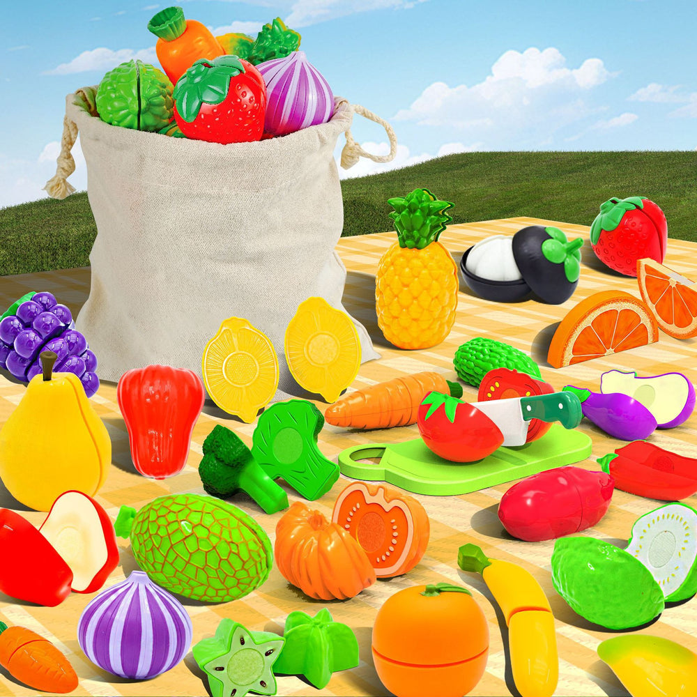 new product kids play house simulation fruit cutting fun for young children peelable and chewable educational toy set